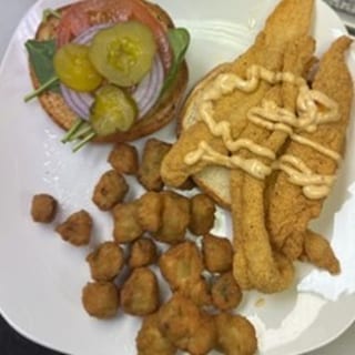 Fish Sandwich with Side